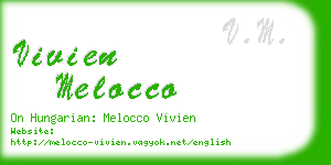 vivien melocco business card